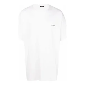 Bavlněné tričko s malým logem „White“ 556151TYK289000