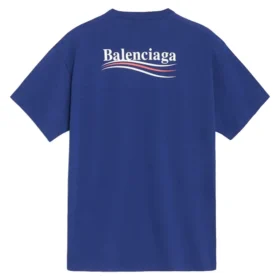 Bavlněné tričko s politickým logem BLGA-508203-TAV44-BL