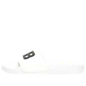 Bazénové pantofle s 3D logem BB „White“ 656434W1S8B9034