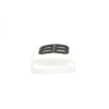 Bazénové pantofle s 3D logem BB „White“ 656434W1S8B9034