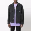 BB Denim bundy se sprejovým efektem, střih Large, „Dark Grey White“ 678354TIWA21440