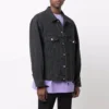 BB Denim bundy se sprejovým efektem, střih Large, „Dark Grey White“ 678354TIWA21440