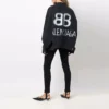 BB Denim bundy se sprejovým efektem, střih Large, „Dark Grey White“ 678354TIWA21440