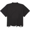 BB Klasické zkrácené tričko Balenciaga v oversized střihu „Black“ 783399TQVS81083