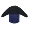 BB Originální tričko s dlouhým rukávem a nášivkou „Black Blue“ 698227TMM085212