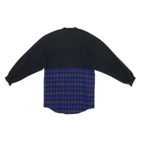 BB Originální tričko s dlouhým rukávem a nášivkou „Black Blue“ 698227TMM085212
