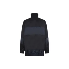 BB Patchworková nylonová větrovka s celopropínacím zipem „Navy Black“ 623019TIO544100