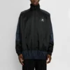 BB Patchworková nylonová větrovka s celopropínacím zipem „Navy Black“ 623019TIO544100