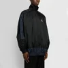 BB Patchworková nylonová větrovka s celopropínacím zipem „Navy Black“ 623019TIO544100