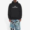Bb Pixel Fleece mikina s kapucí a stahovací šňůrkou, dlouhé rukávy, černá 578135TKVI81070