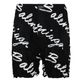 Bermudy s logem Scribble „Black“ 672410TML131070