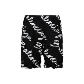 Bermudy s logem Scribble „Black“ 672410TML131070