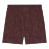 Boxerky s mikro tartanovým potiskem „Red“ 6584004A8B76464