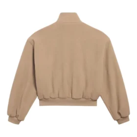 Bunda Blouson s volným střihem „Camel“ 850619TQU142602