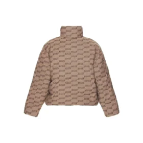 Bundy BB Monogram s kapucí a výplní „Beige Brown“ 681885TML339378