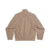 Bundy BB Monogram s pravidelným střihem „Beige Brown“ 704495TML369378