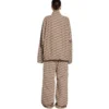 Bundy BB Monogram s pravidelným střihem „Beige Brown“ 704495TML369378