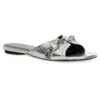 Cagole metalické pantofle „Silver Black“ 694342WBDK38018