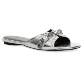 Cagole metalické pantofle „Silver Black“ 694342WBDK38018