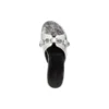 Cagole metalické pantofle „Silver Black“ 694342WBDK38018
