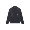 Cities Pařížová oversized Denim bundy „Washed Black White“ 690198TBP479034