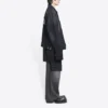 Cities Pařížová oversized Denim bundy „Washed Black White“ 690198TBP479034