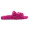City Paris chlupaté pantofle „Pink“ 654261W2DO25301