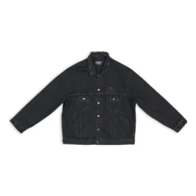 Denim bundy 3B Sports Icon, volný střih „černá“ 704298TBP471029