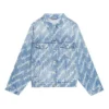 Denim Bundy s celoplošným logem „Světle modrá, bílá“ 681690TJW904200