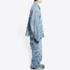 Denim Bundy s celoplošným logem „Světle modrá, bílá“ 681690TJW904200