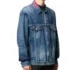 Denim bundy s logem na krku „Modrá“ 571324TCW032340