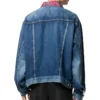 Denim bundy s logem na krku „Modrá“ 571324TCW032340