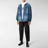 Denim bundy s logem na krku „Modrá“ 571324TCW032340