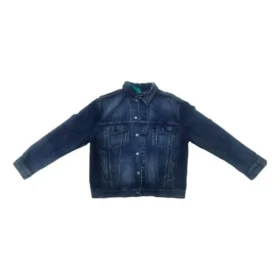 Denim bundy s logem na zádech „Blue“ 557351TBP484009