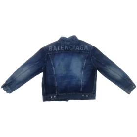 Denim bundy s logem na zádech „Blue“ 557351TBP484009