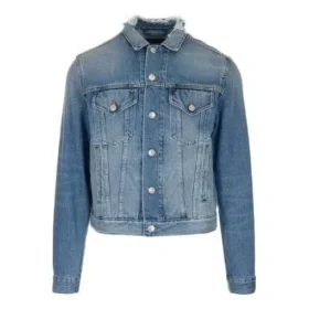 Denim bundy s logem na zádech „Blue Green“ 606170TDW144065