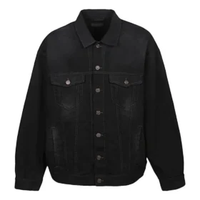 Denim bundy s motivem Political Campaign a gafferovou páskou „Black“ 724651TNW111700