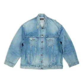 Denim bundy s roztrhaným vzhledem „Blue“ 727840TNW014268