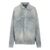 Denim bundy s volným střihem „Světlé japonské indigo“ 719319TNW553221