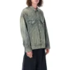 Denim bundy s volným střihem „Světlé japonské indigo“ 719319TNW553221