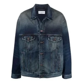 Denim bundy s vyšívaným logem „Blue“ 671889TJW754021