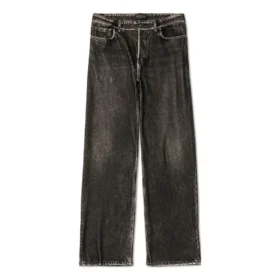 Denim kalhoty s trompe-l’œil efektem „Black“ 751503TOL991000