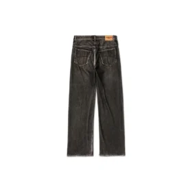 Denim kalhoty s trompe-l’œil efektem „Black“ 751503TOL991000