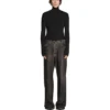 Denim kalhoty s trompe-l’œil efektem „Black“ 751503TOL991000