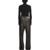 Denim kalhoty s trompe-l’œil efektem „Black“ 751503TOL991000
