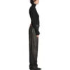 Denim kalhoty s trompe-l’œil efektem „Black“ 751503TOL991000