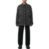 Denimová bundy Mirror Padded „Dark Grey“ 735744TBP471270