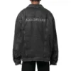 Denimová bundy Mirror Padded „Dark Grey“ 735744TBP471270