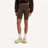 Dámské bezešvé cyklistické šortky Techwear v barvě moka