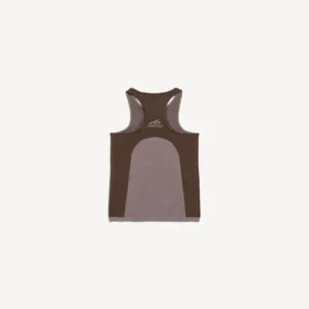 Dámské bezešvé tílko v provedení techwear v barvě taupe/moka